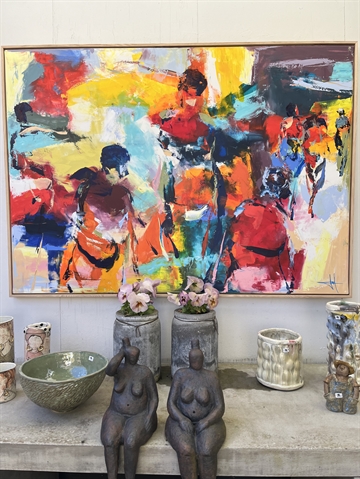 Maleri 100 x 140 cm